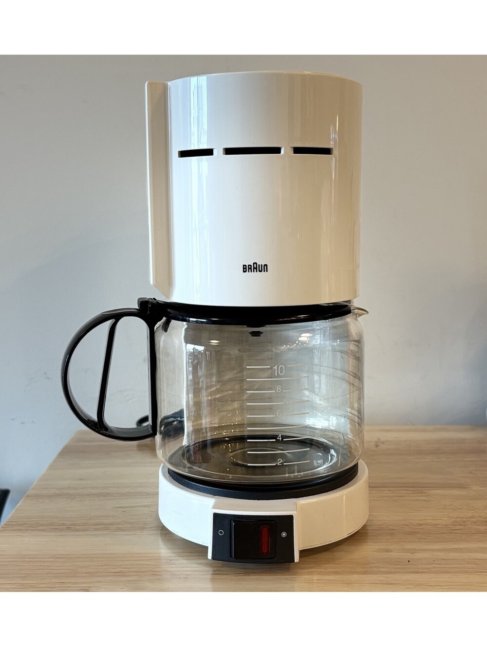 Braun Aeromaster 10 Cup Coffee Maker Type 4085 White Tested